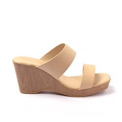 Guốc Đế Xuồng Vân Gỗ Hai Quai Ngang