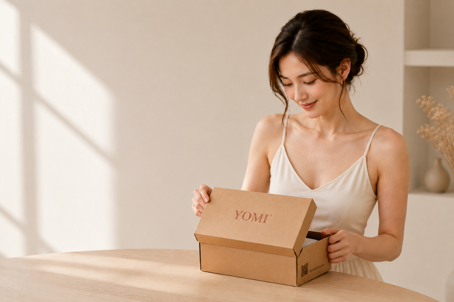Khách hàng an tâm khi mua giày online tại YOMI